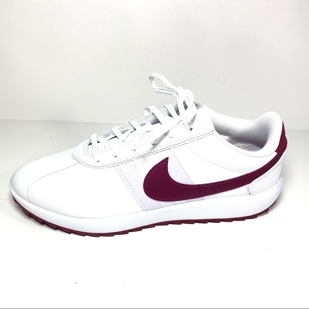 Nike Cortez Women’s Golf Shoes White Maroon